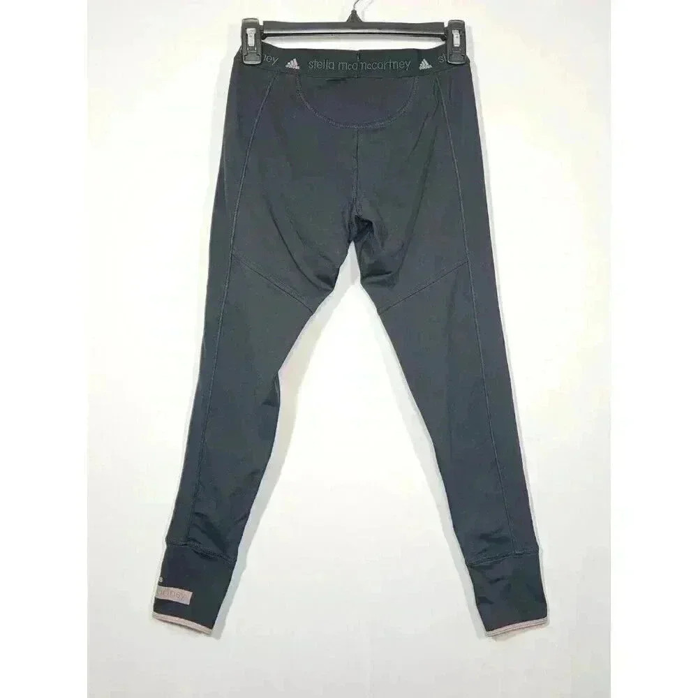 Adidas Stella McCartney X Adidas Womens Black‎ Seamless Activewear Leggings Sz S